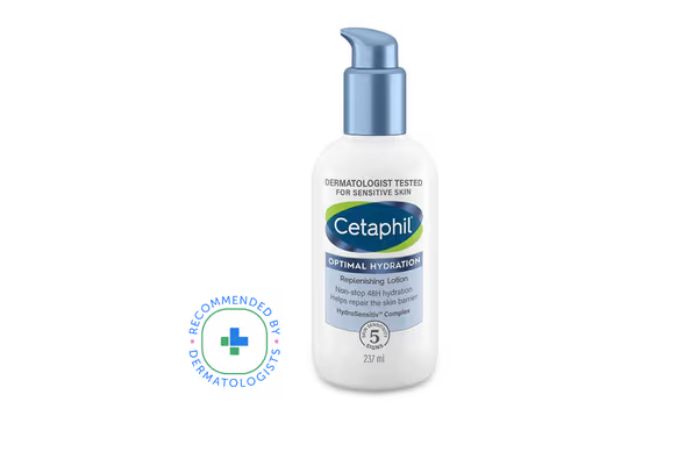 Cetaphil Optimal Hydration Body Lotion With Hyaluronic Acid+Vitamin E For Dehydrated Skin (237ml)