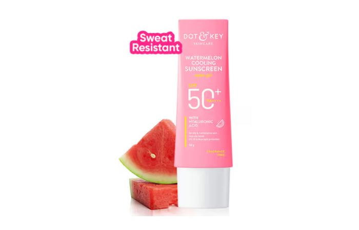 Dot & Key Watermelon Waterlight Face Sunscreen SPF 50 PA+++ No White Cast For Normal To Oily Skin (50 g)