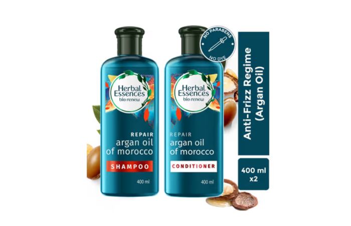 Herbal Essences Argan Oil Shampoo & Conditioner For Frizz - No Parabens, No Colourants