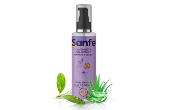 Sanfe 3 In 1 Intimate Wash with Lavender & Chamomile(100ml)