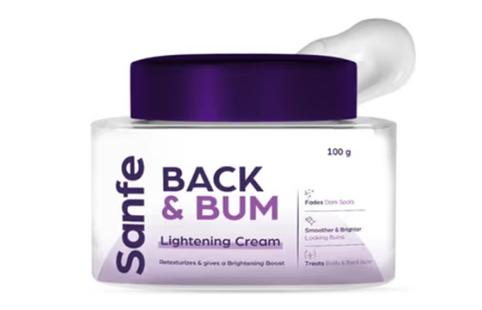 Sanfe Back & Bum Cream For Dark Spots And Body Acne(100 g)