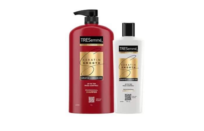 Tresemme Keratin Smooth Combo (Buy 1Ltr Shampoo and Get 190ml Conditioner Free)