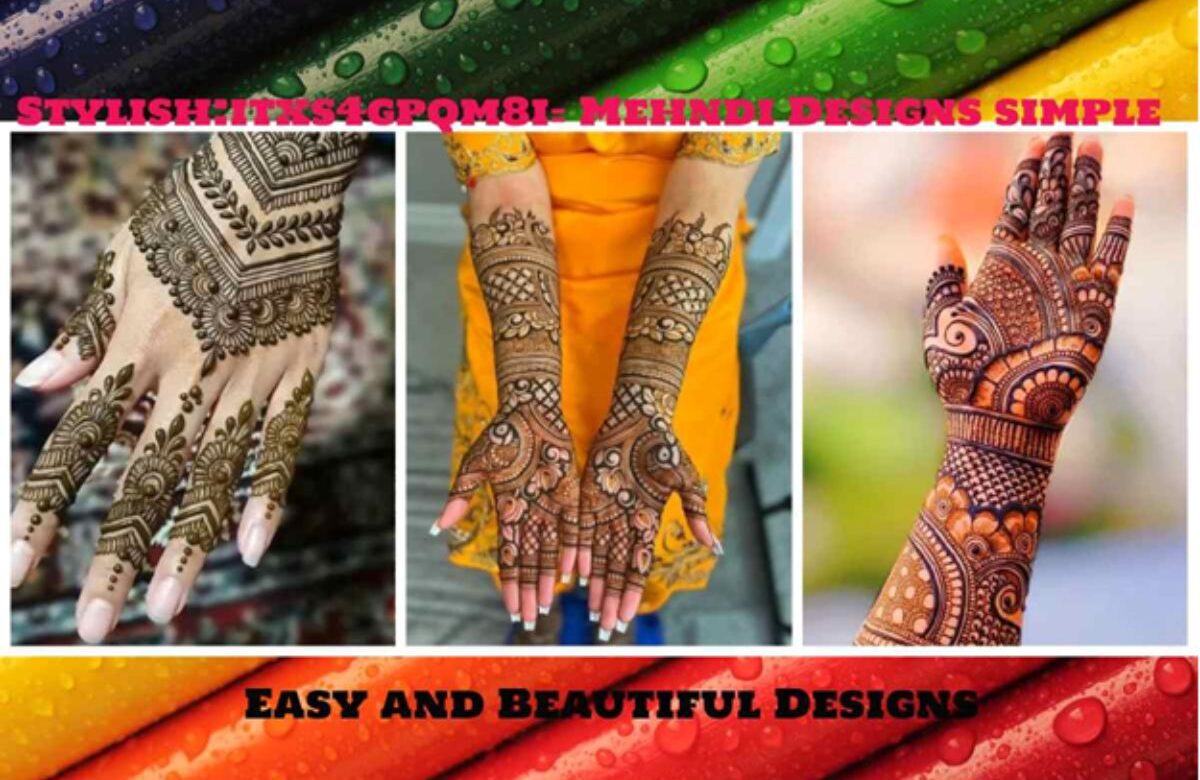 stylish:itxs4gpqm8i= Mehndi designs simple